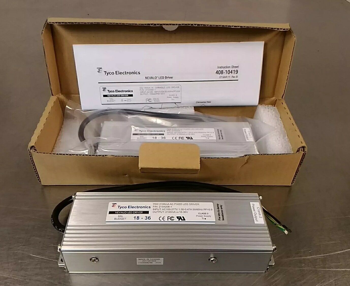 TYCO 2154208-1 Fixed LED Driver 75W 2100mA    6C