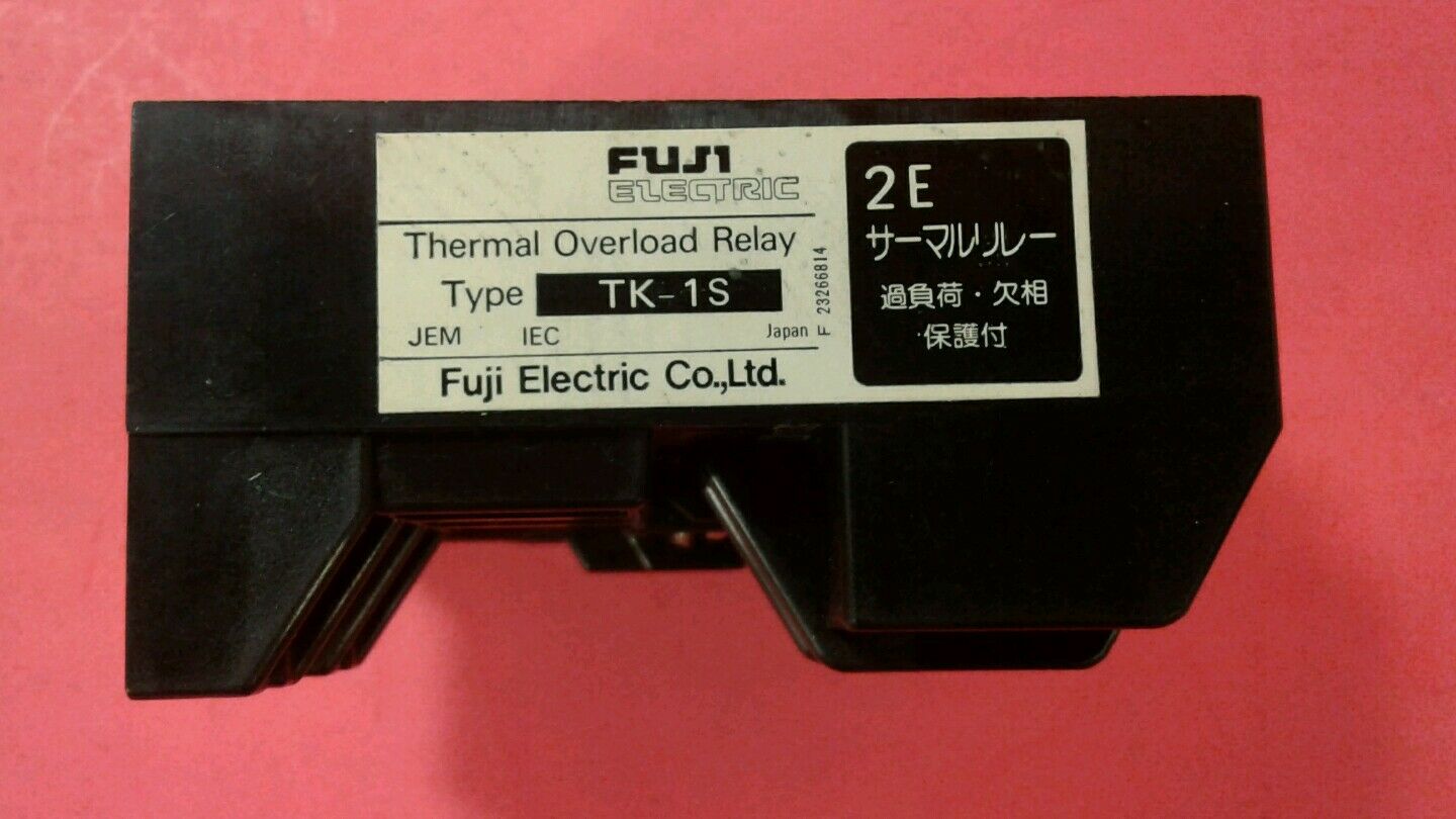 Fuji Electric Thermal Overload Relay, TK-1S, 2E, 0.95-1.45 Arc.    4A