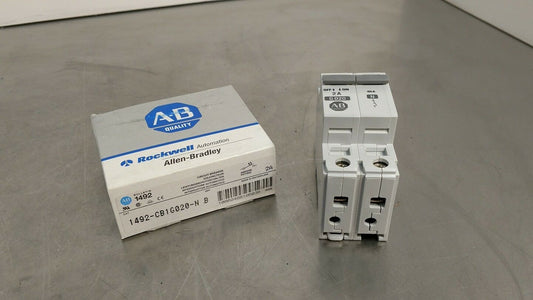 Allen Bradley 1492-CB1 G020N Ser:B 2A Circuit Breaker 4D
