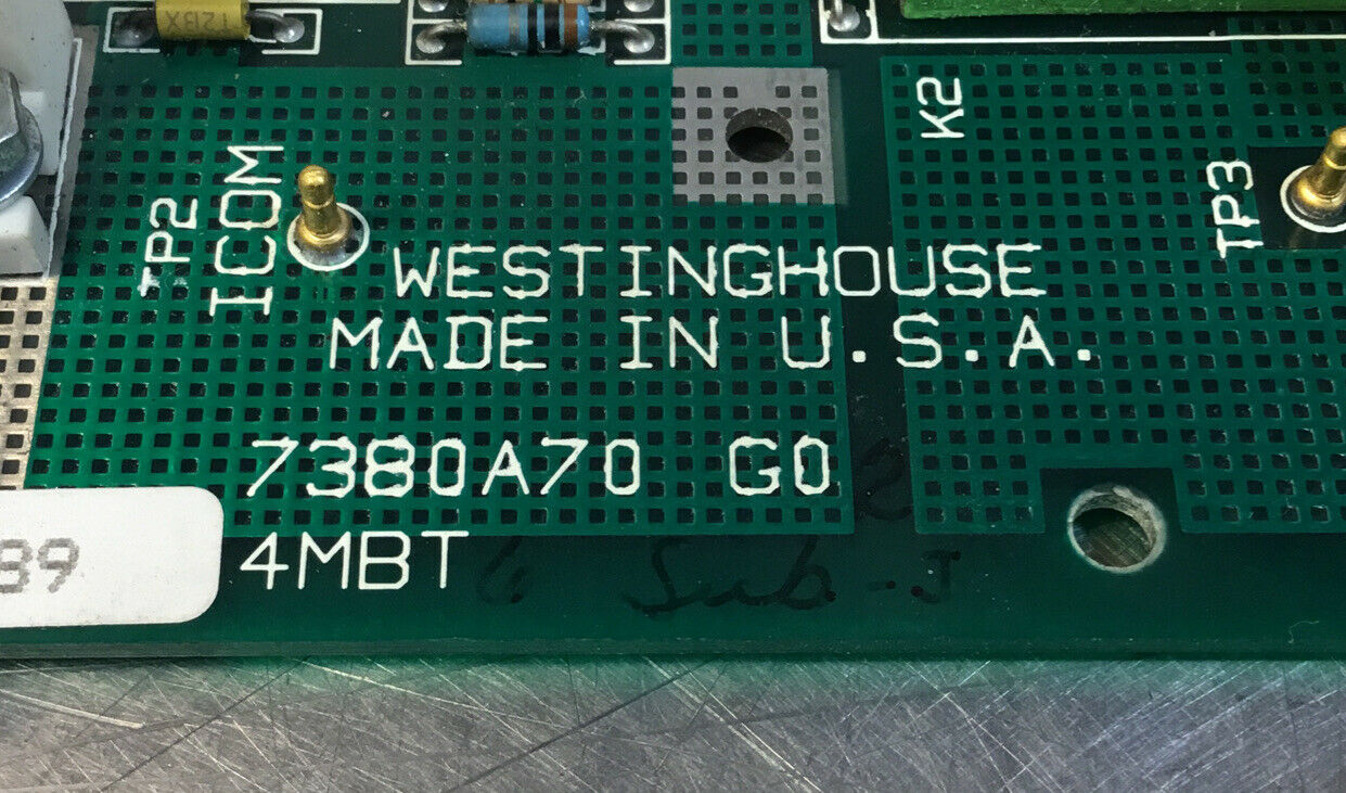 WESTINGHOUSE 7380A70 G0 4MBT  CIRCUIT BOARD.   3C-4