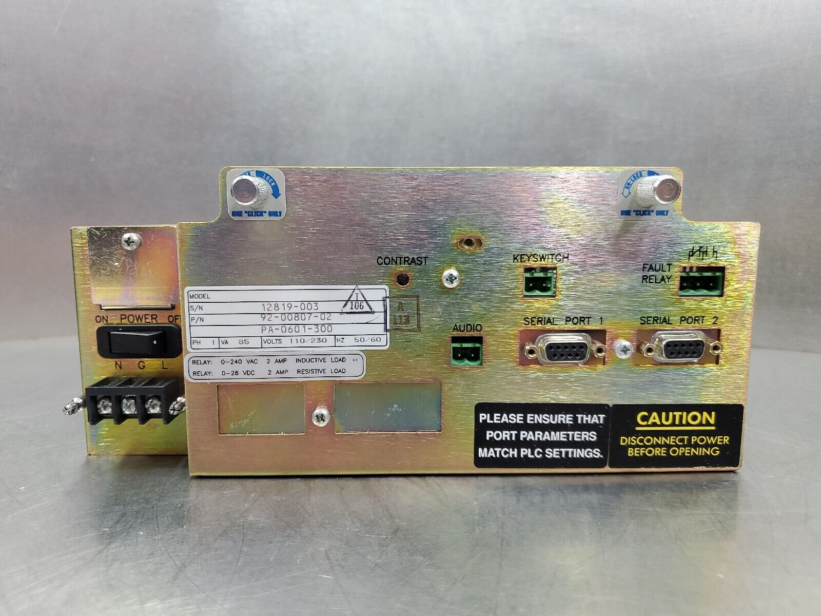 AEG/MODICON MM-PMA1-30S PanelMate Control Module. 1E – Palmetto ...
