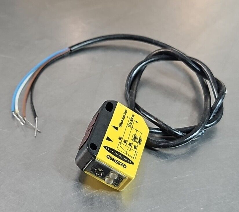BANNER Q23SN6D PHOTOELECTRIC SWITCH.                                   Loc5E-19