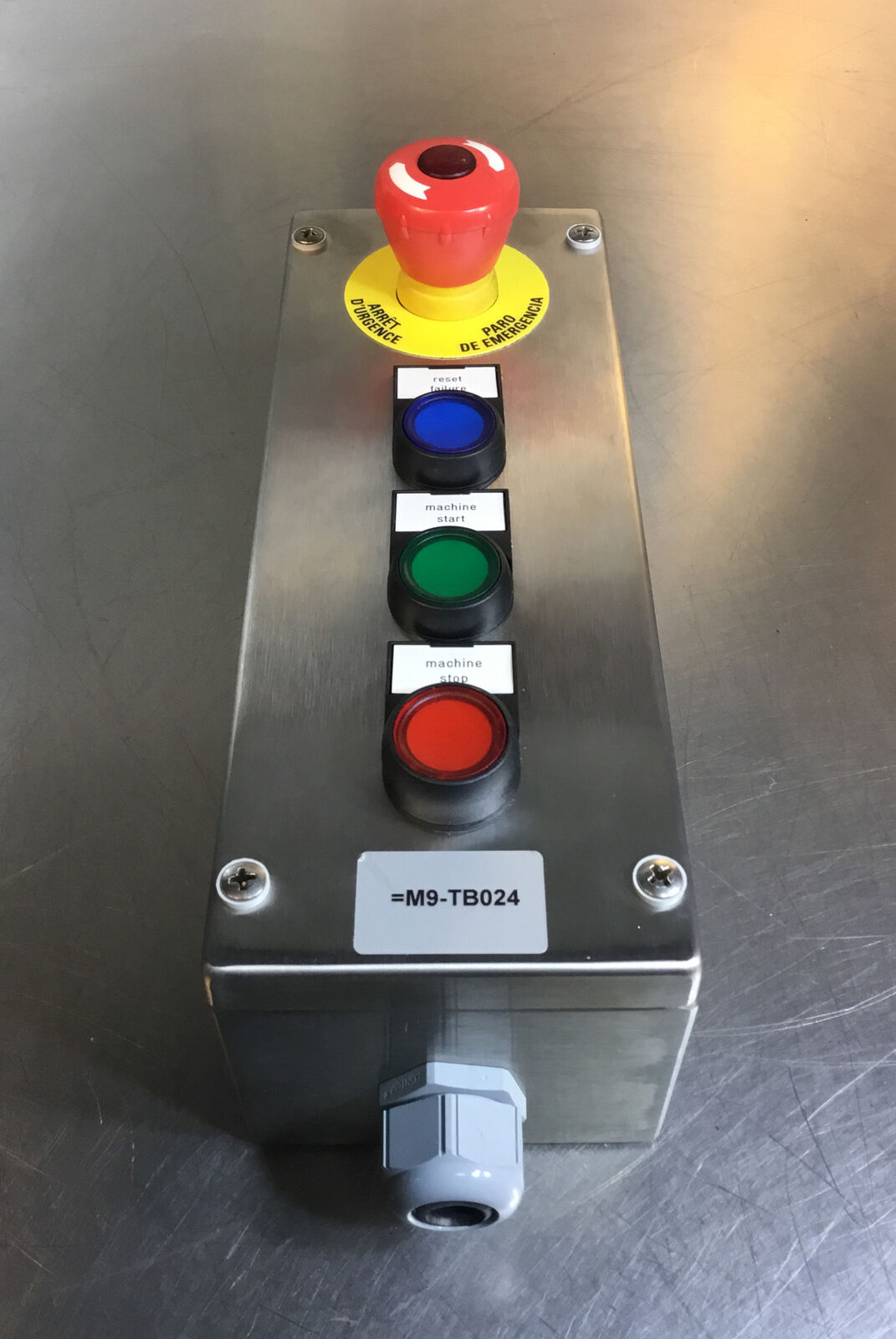 ROSE - Systemtechnik  10000026064  /  4500401059  Stainless Steel Control Box 4F
