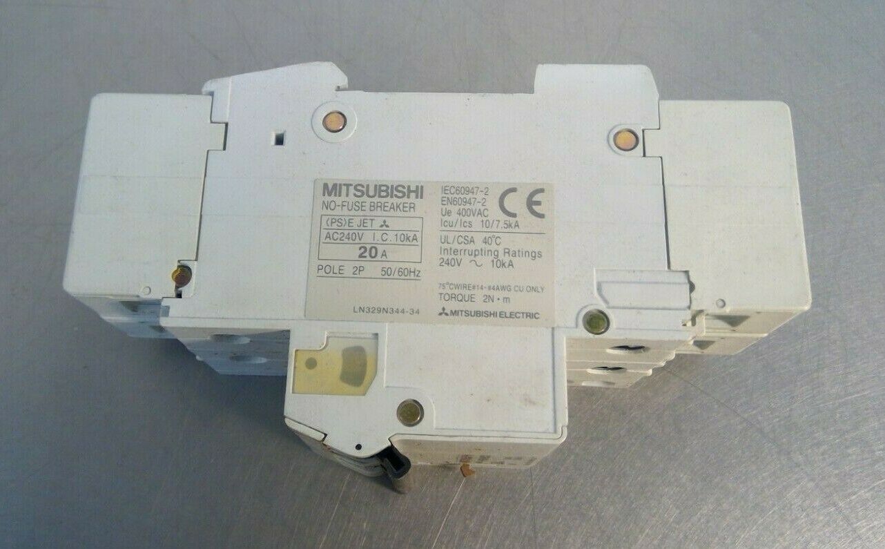 Mitsubishi Electric -  NF50-SMU 2 20 - 2P 20A No-Fuse Breaker - AX-05SMU      4D
