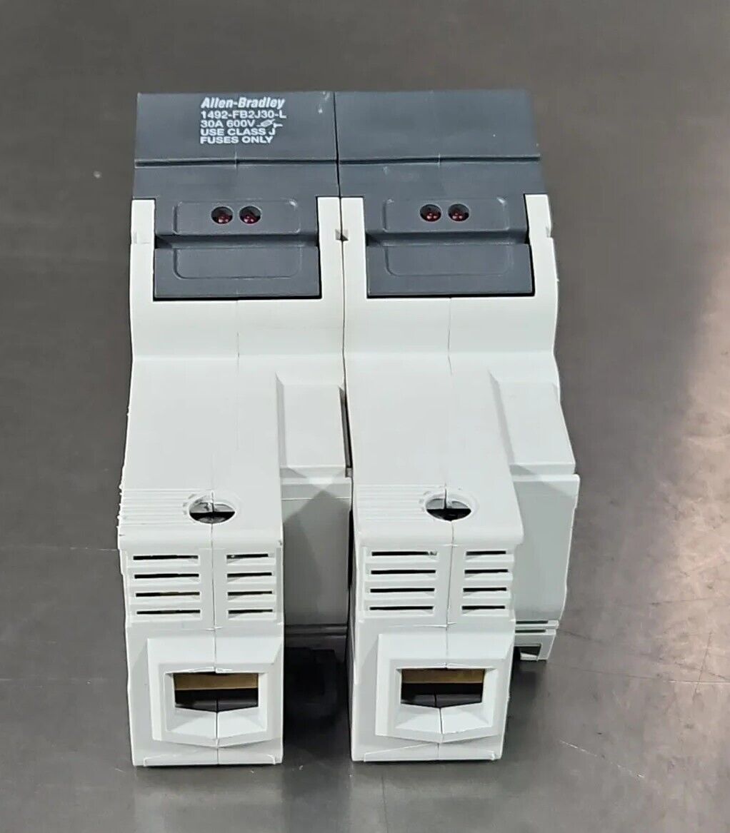 Allen Bradley 1492-FB2J30-L Fuse Holder Ser B. 600V, 30A. 2 Poles.         4E-25