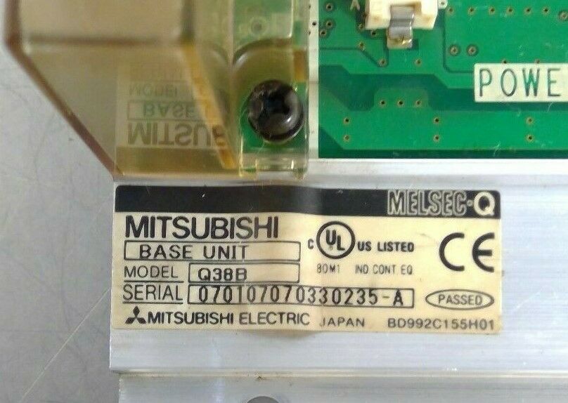 Mitsubishi - Melsec-Q - Model: Q38B - Base Unit                             3E-9