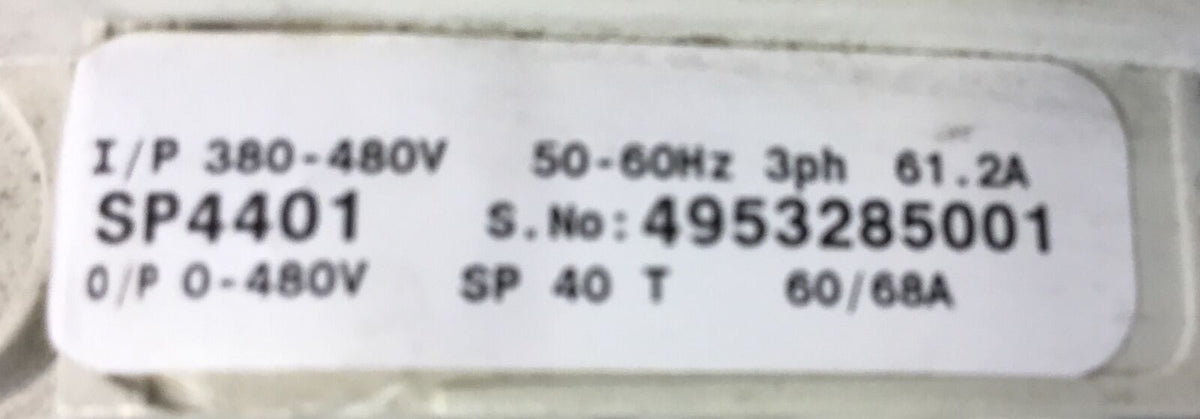 UT90 ISS 09.00 3130-1262-09 + UT96 ISS 09.00 3130-0956  for SP4401  Loc.1A