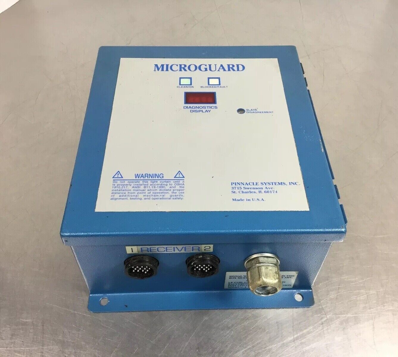 Pinnacle Microguard Control Box Controller MG-16-16-0F-20-SMB-DS-DC 5E ...