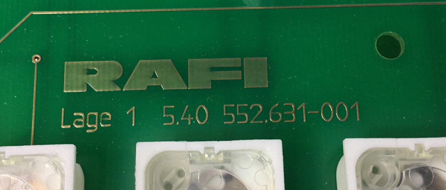 Rafi 5.40 552.631-001 + 5.40 552.626-000 Keyboard Control Board Loc.3A