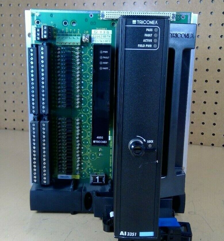 TRICONEX AI3351 Analog Input Module & MTL4850 Mulitplexer & AI2354A Baseplate 4H