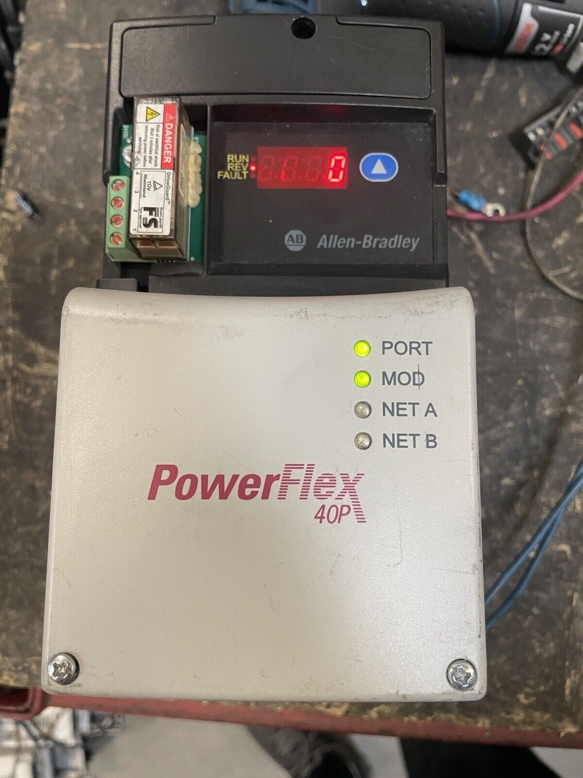 22D-D6P0N104 Allen Bradley PowerFlex 40P Drive 3HP Series A VFD Variable Drive