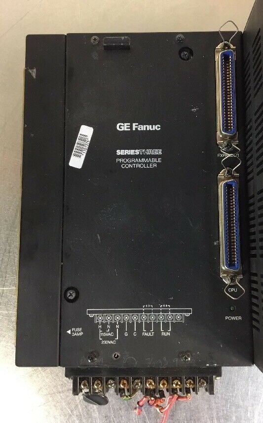 GE Fanuc IC630CHS308A Series Three Programmable Controller Unit 8 Modules. 3F