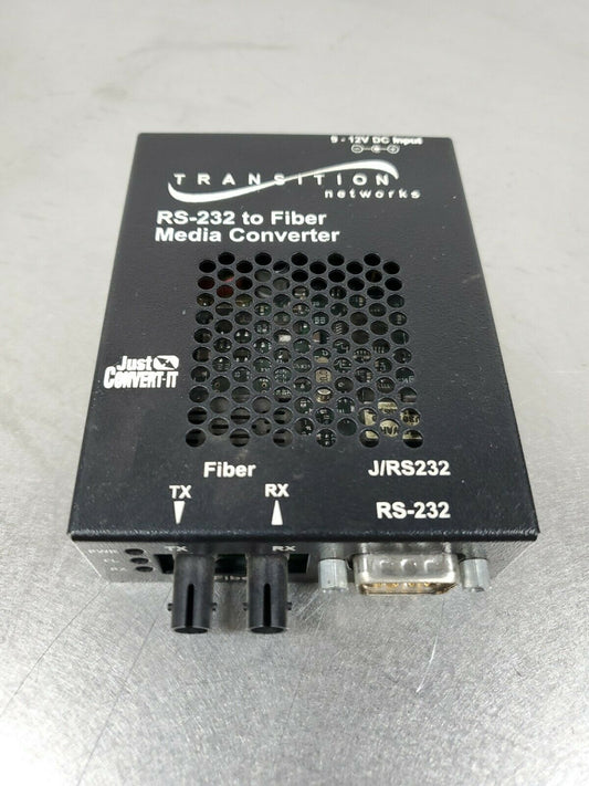 Transition Networks J/RS232-TF-01 Just-Convert-It SA Media Converter   3D-3