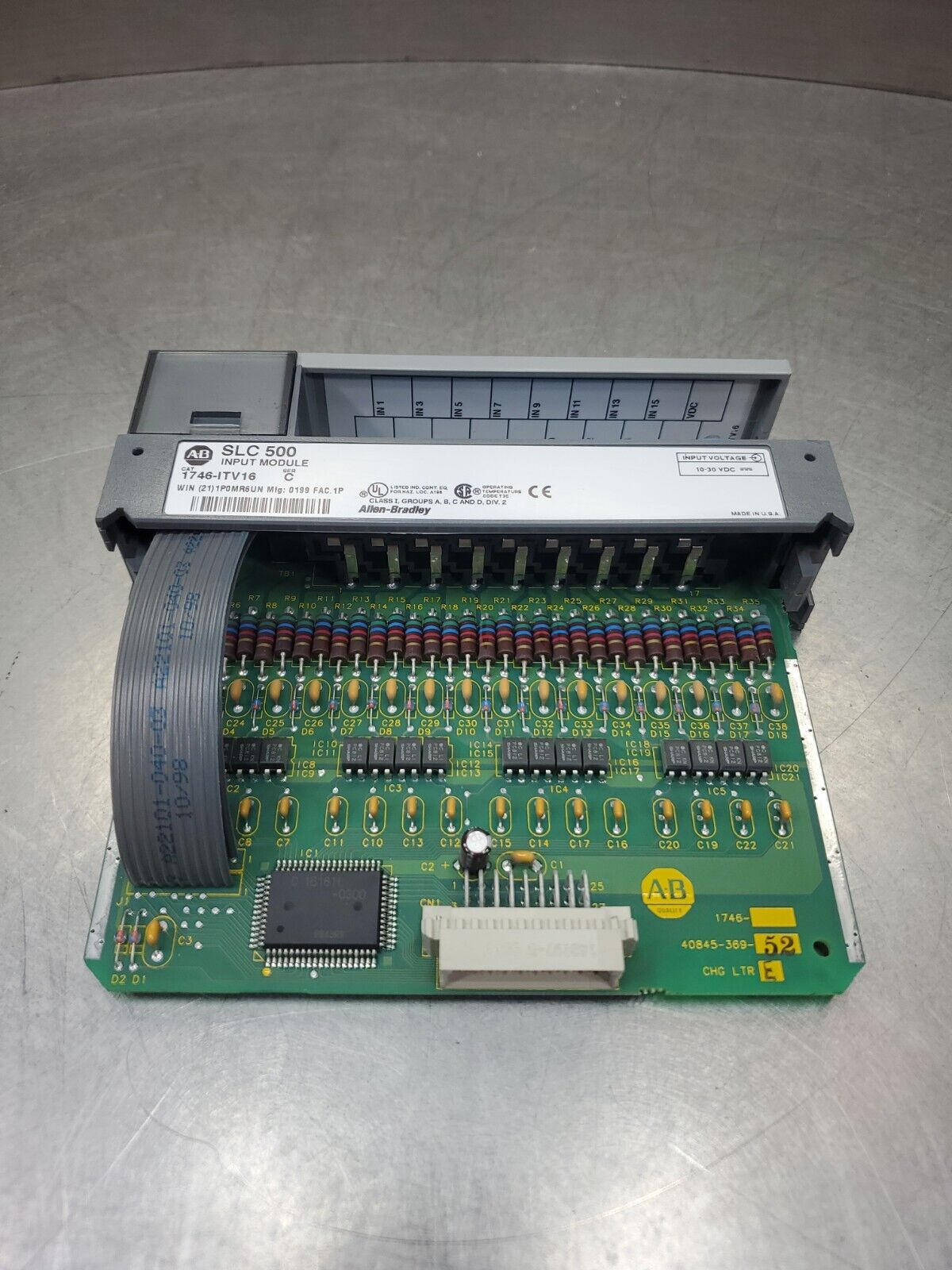Allen Bradley 1746-ITV16 Ser. C Fast DC Source Input Module.               3B-14