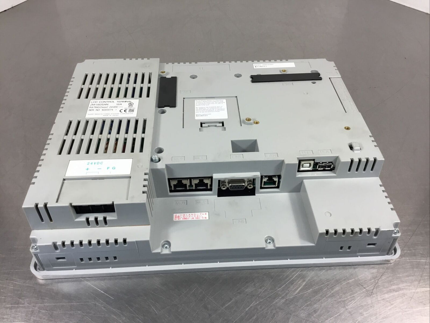 SHARP ZM-582SAN LCD CONTROL TERMINAL  12.1” 1.6A 24VDC  2E
