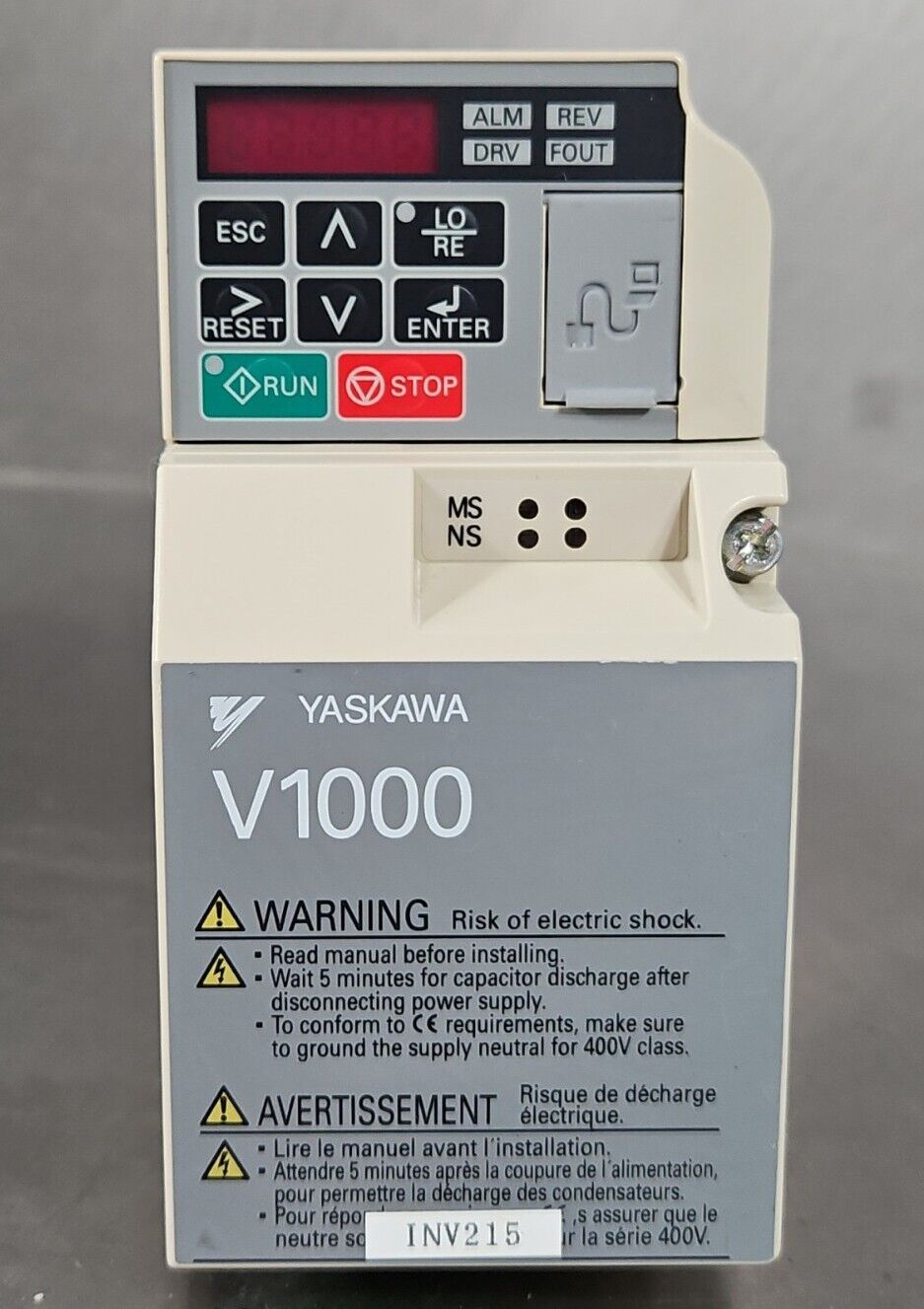 Yaskawa CIMR-VA2A0006BAA Inverter - PRG: 1016.                             1B-13