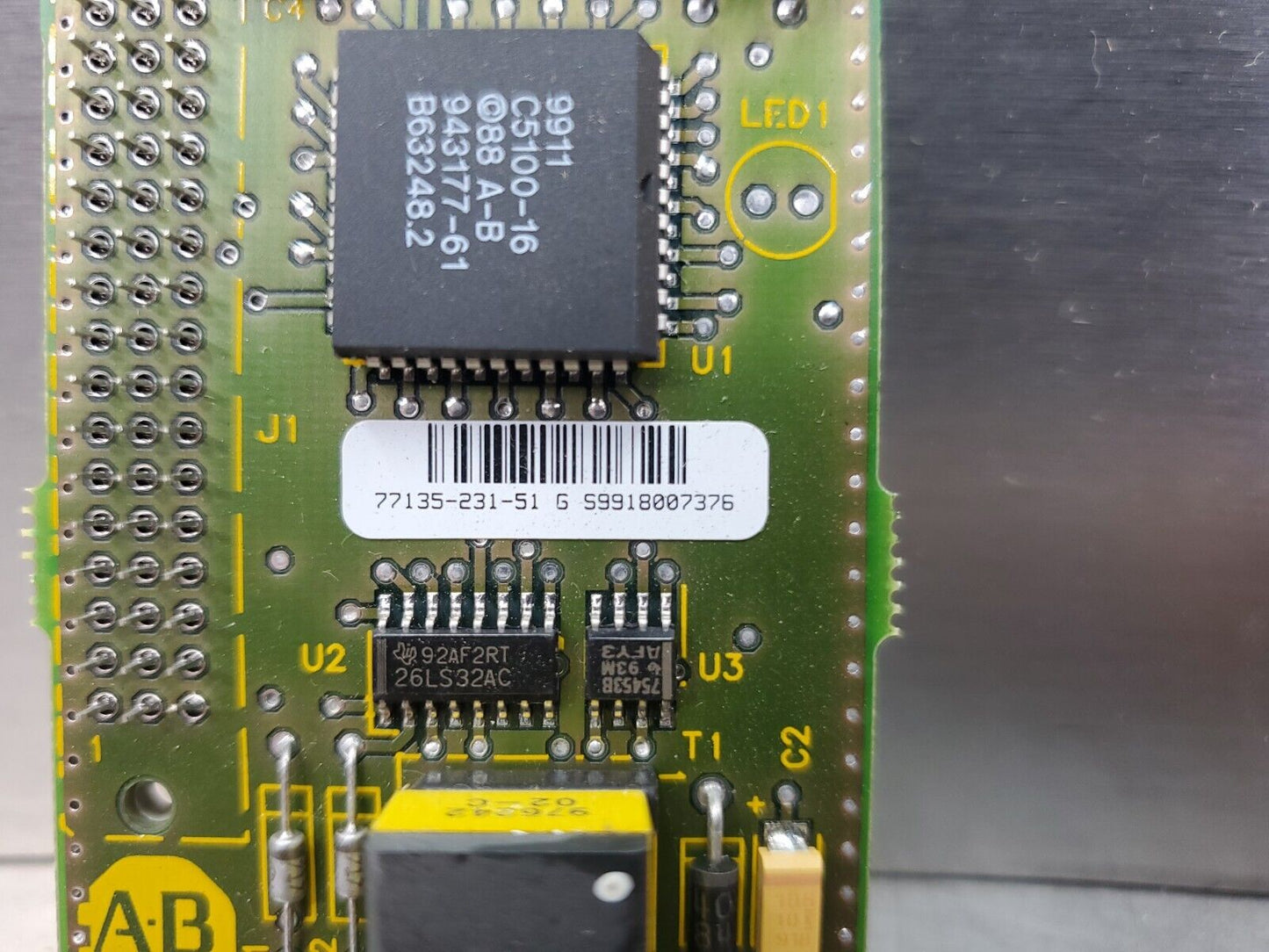 ALLEN BRADLEY 77135-231-51 Ser G Control Board.                             3E-4