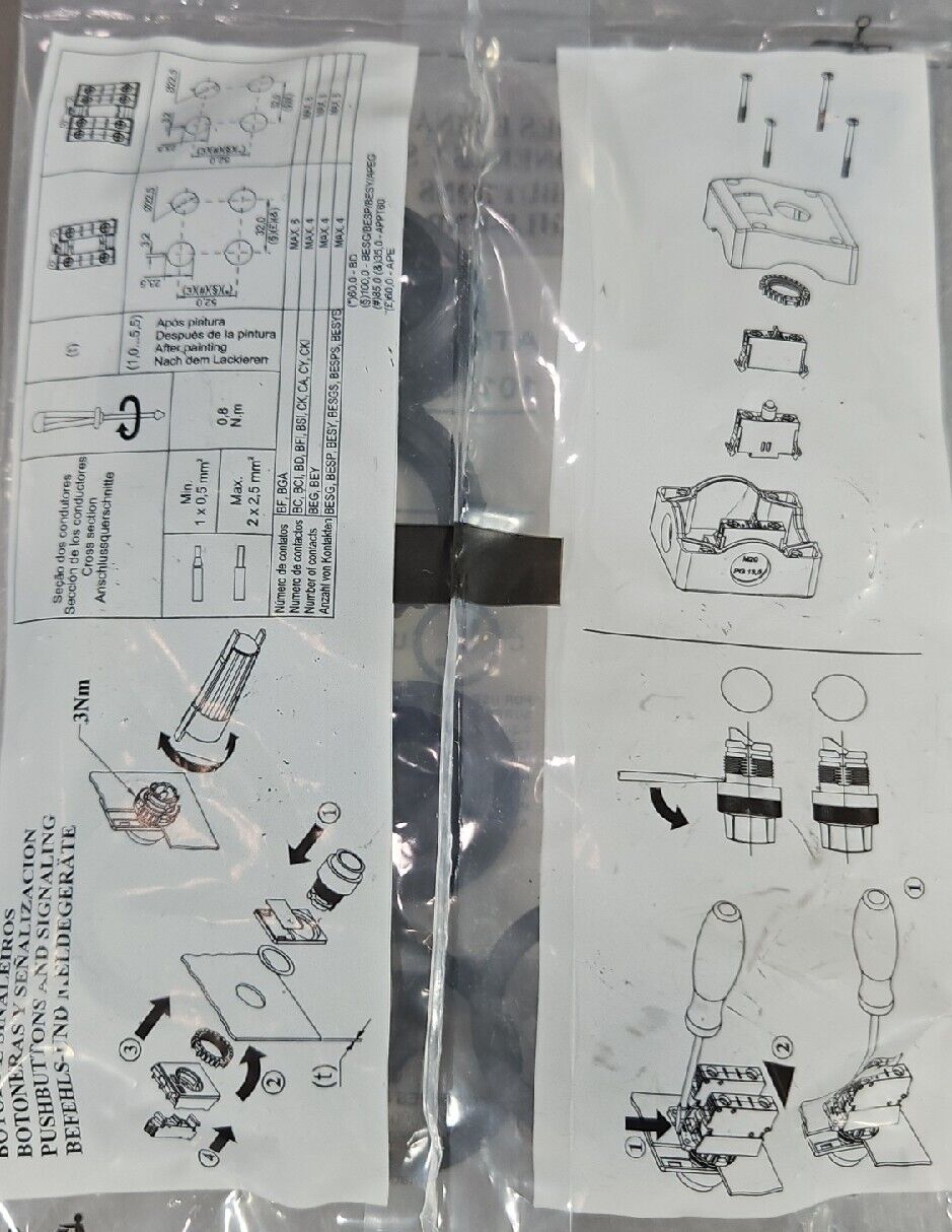 WEG ATR 10185878 Hole Kit                                              Loc 4E-14