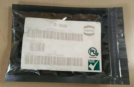 Harting 09670090425250 Metal D-sub Cable Connector                  5E