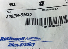 Load image into Gallery viewer, ALLEN BRADLEY 800EB-SM22   2 Position Switch Black   4D
