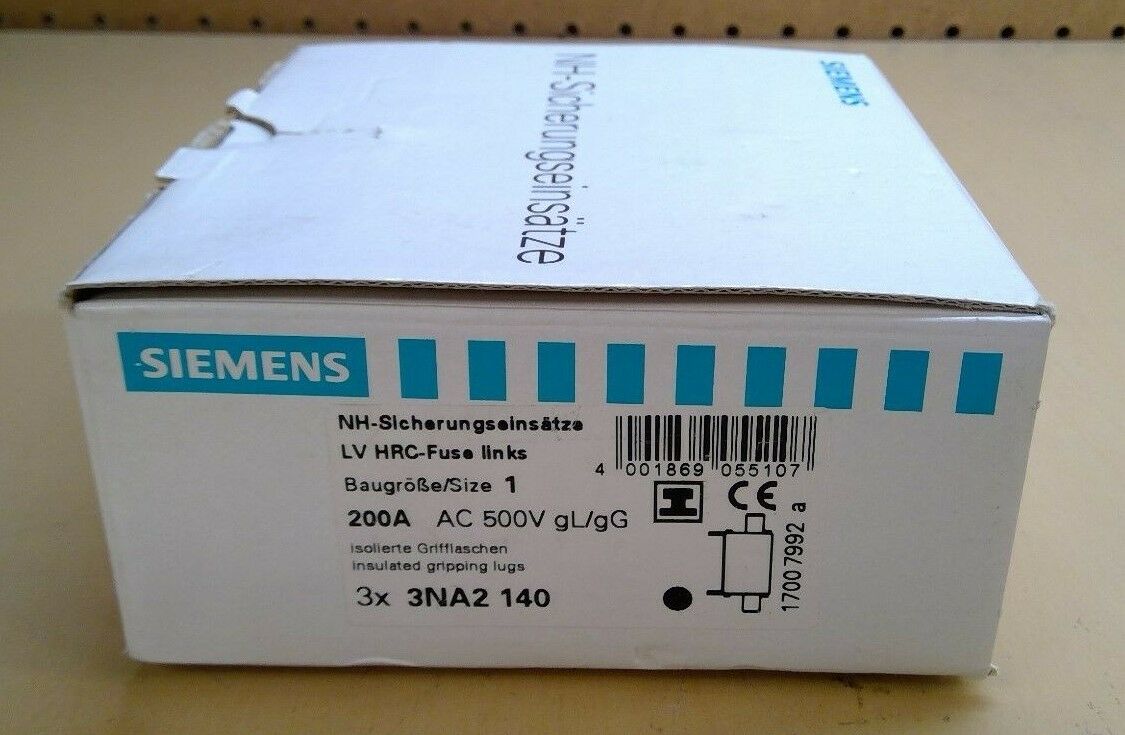 SIEMENS 3NA2 140 - LV HRC-FUSE LINKS (box of 3)                               4C