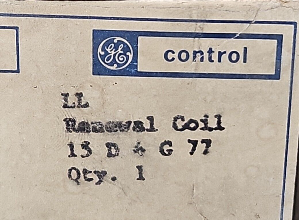 General Electric 15D4G77 Renewal coil.                      Loc4D21