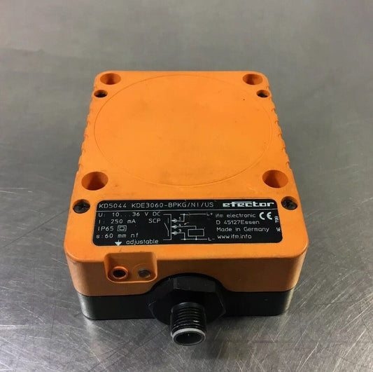 IFM EFECTOR CAPACITIVE PROXIMITY SWITCH KDE3060-BPKG/NI/US 10-36VDC    Loc.5A