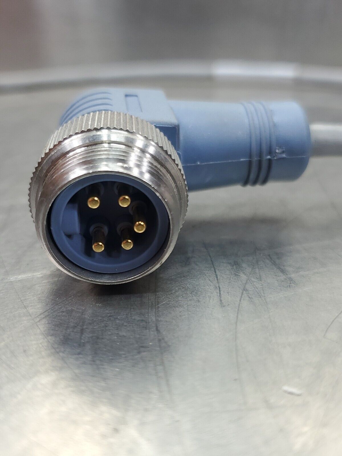 Turck WKCV 8T-0.6-WSV 50/CS12913 U-46602 Eurofast Right Angle Cordset.        5E