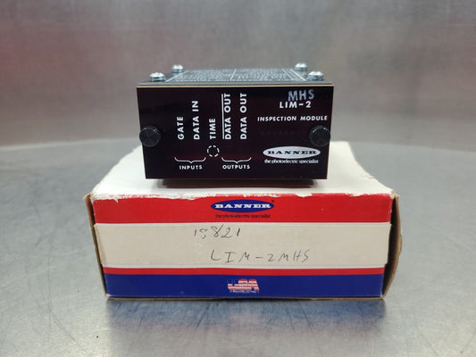 BANNER LIM-2 INSPECTION MODULE.                                    3D-31