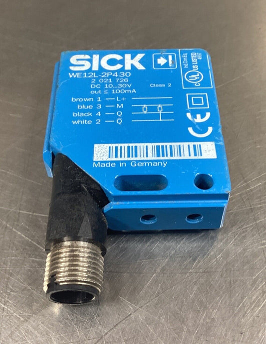 Sick  WE12L-2P430  /  2021726  Photoelectric Sensor 10…30VDC       5E-19