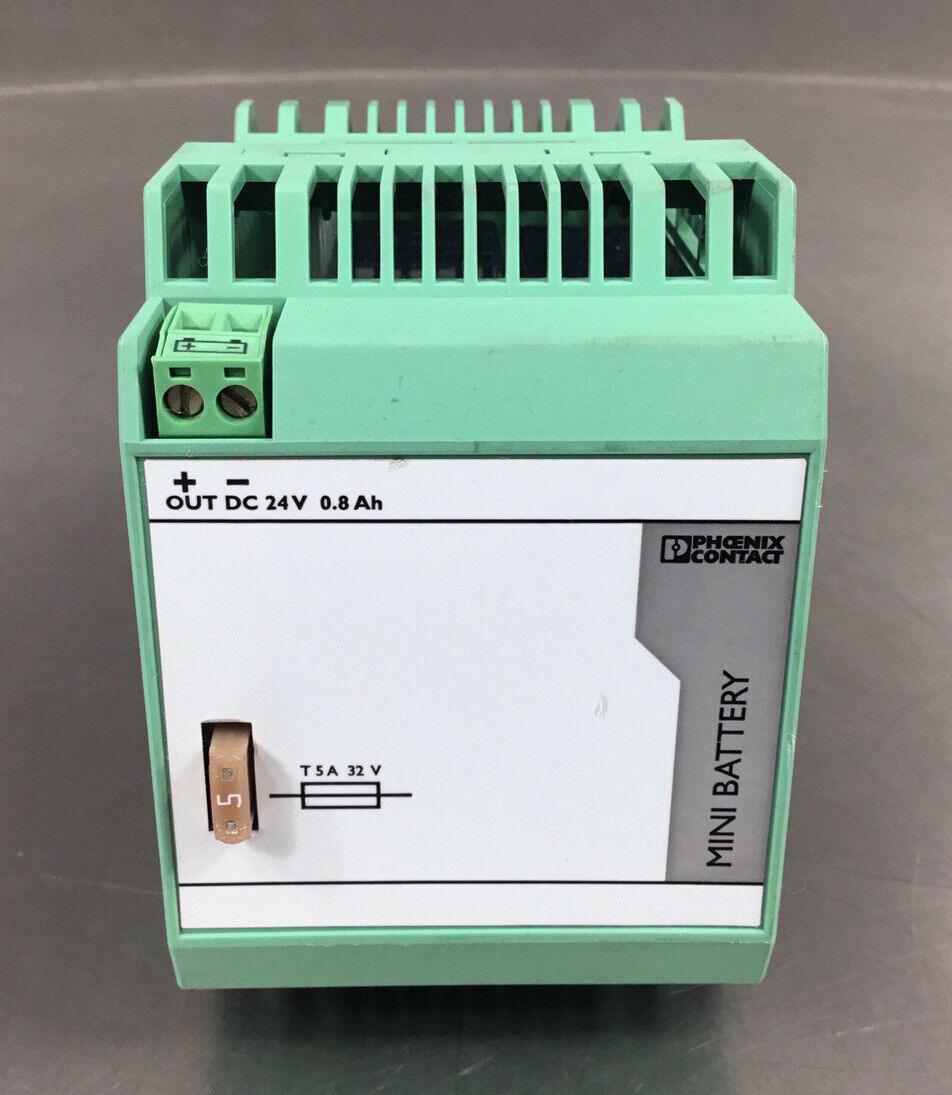 PHOENIX CONTACT  MINI-BAT/24DC/0.8AH  Mini Battery 24VDC 0.8Ah 5A Max.     4G