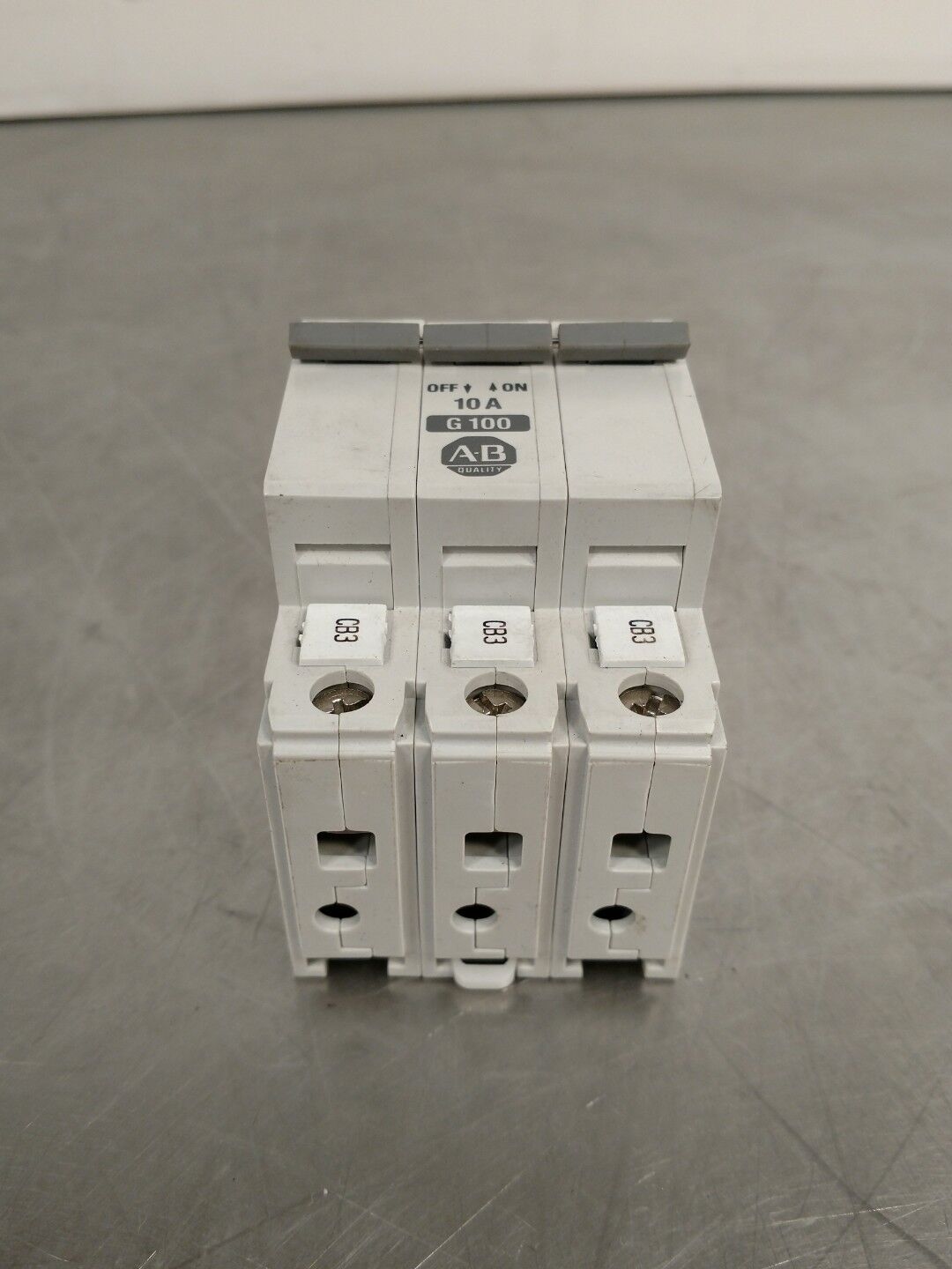 Allen Bradley 1492-CB3 G100 10A 3P CIRCUIT BREAKER 4D