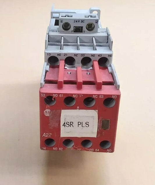 Allen Bradley 700-CF310Z /A Safety Control Relay with 100S-F /A          4E-6