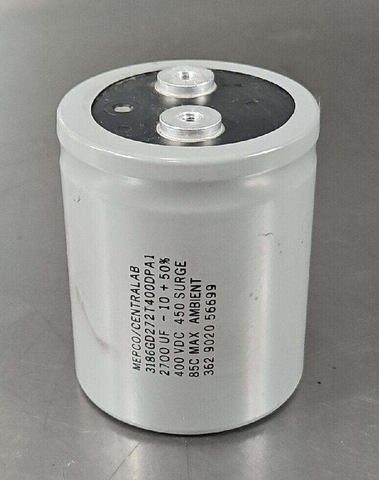 Mepco/Centralab 3186GD272T400DPA1 Capac 2700 UF 400VDC 362900856699.   Loc 4A-27