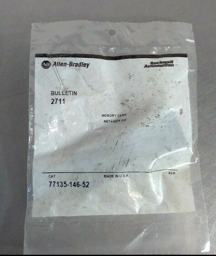 Allen-Bradley Bulletin 2711 Cat: 77135-146-52 Memory Card Retainer Kit        4D