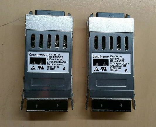 Cisco Systems 30-0759-01 1000 Base-SX                                       3D-7
