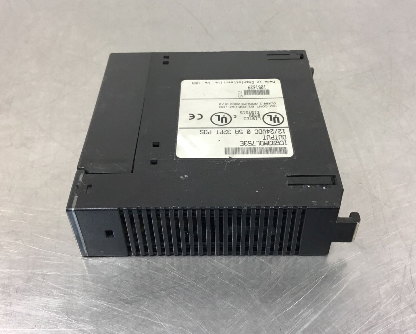GE Fanuc Output Module IC693MDL753E  12/24VDC 0.5A 32PT POS Logic   3D-17