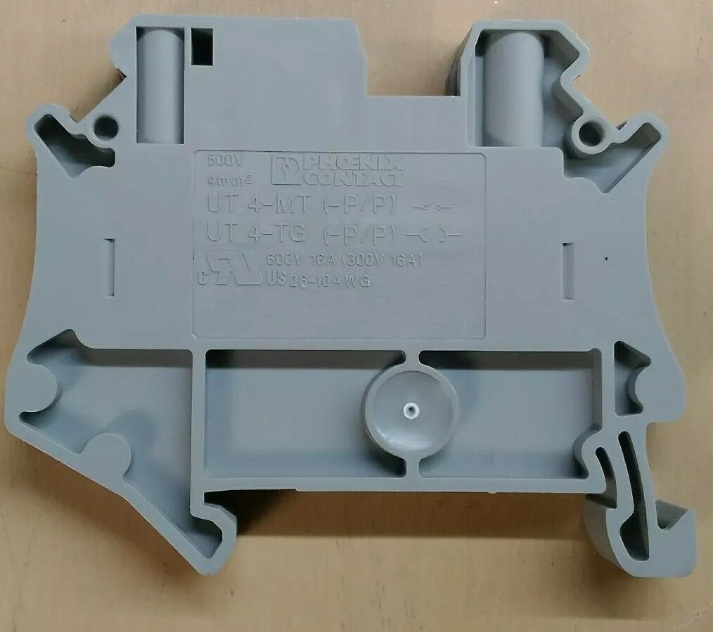 PHOENIX CONTACT UT 4-TG ( UT 4-MT ) TERMINAL BLOCK - BAG OF 5                 4D