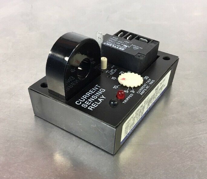 CR Magnetics CR4395-LH-24D-330-A-CD-ELR-EF Current Sensing Relay.  Loc.4A