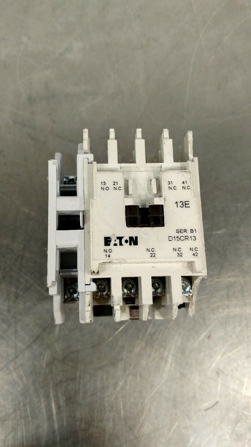 EATON D15CR13 Ser. B1 13E Multipole Relay                                  4E-12