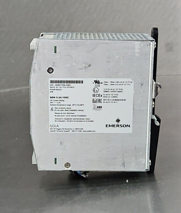 Sola SDN 5-24-100C Power Supply                                            4E-17