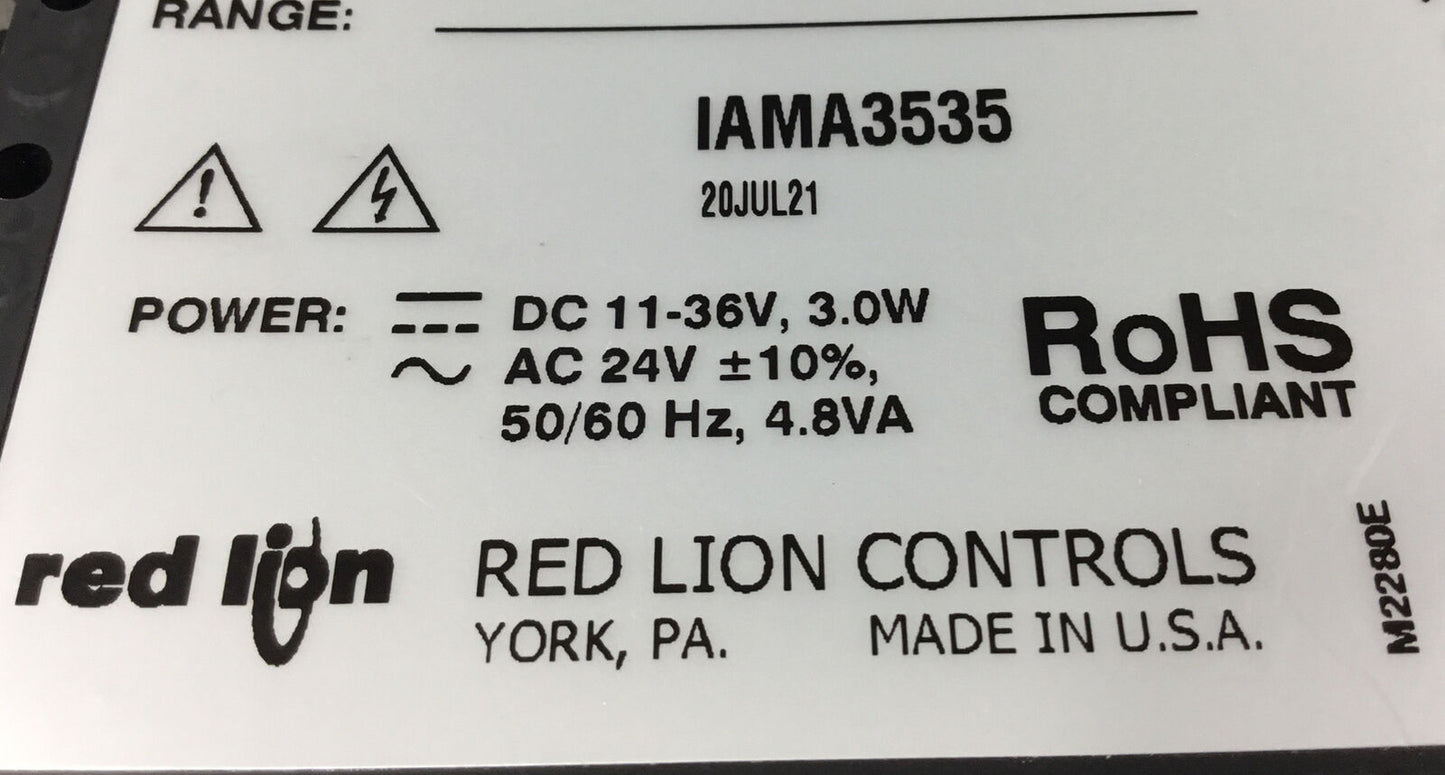 RED LION CONTROLS  IAMA3535  Signal Conditioning Module 11-36VDC 24VAC     3C-11