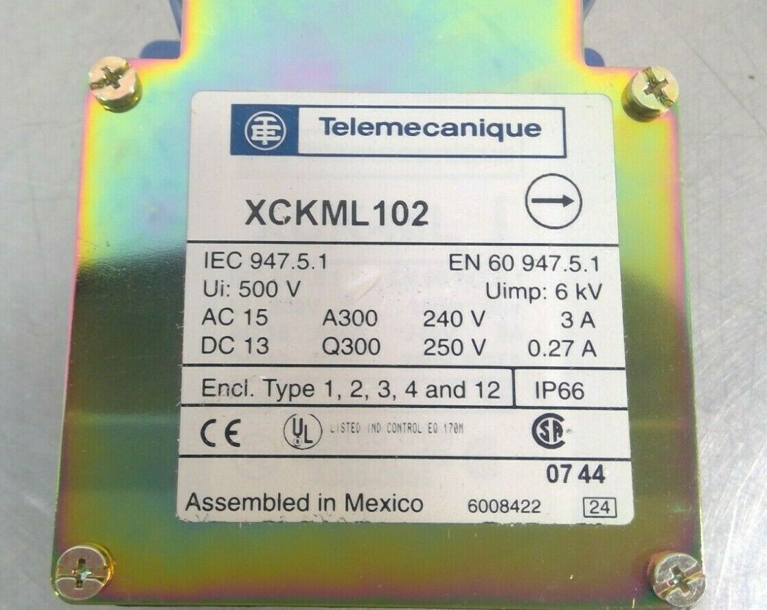 Telemecanique - XCKML102 - Limit Switch                                       5E
