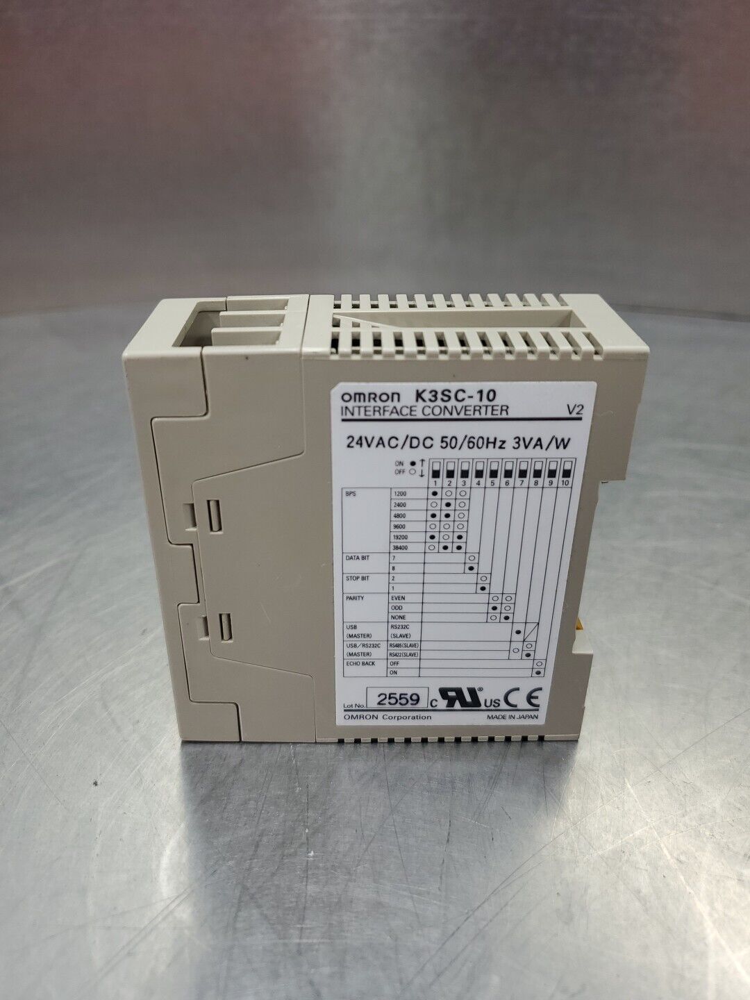 Omron K3SC-10 V2 Interface Converter.                                      3C-22