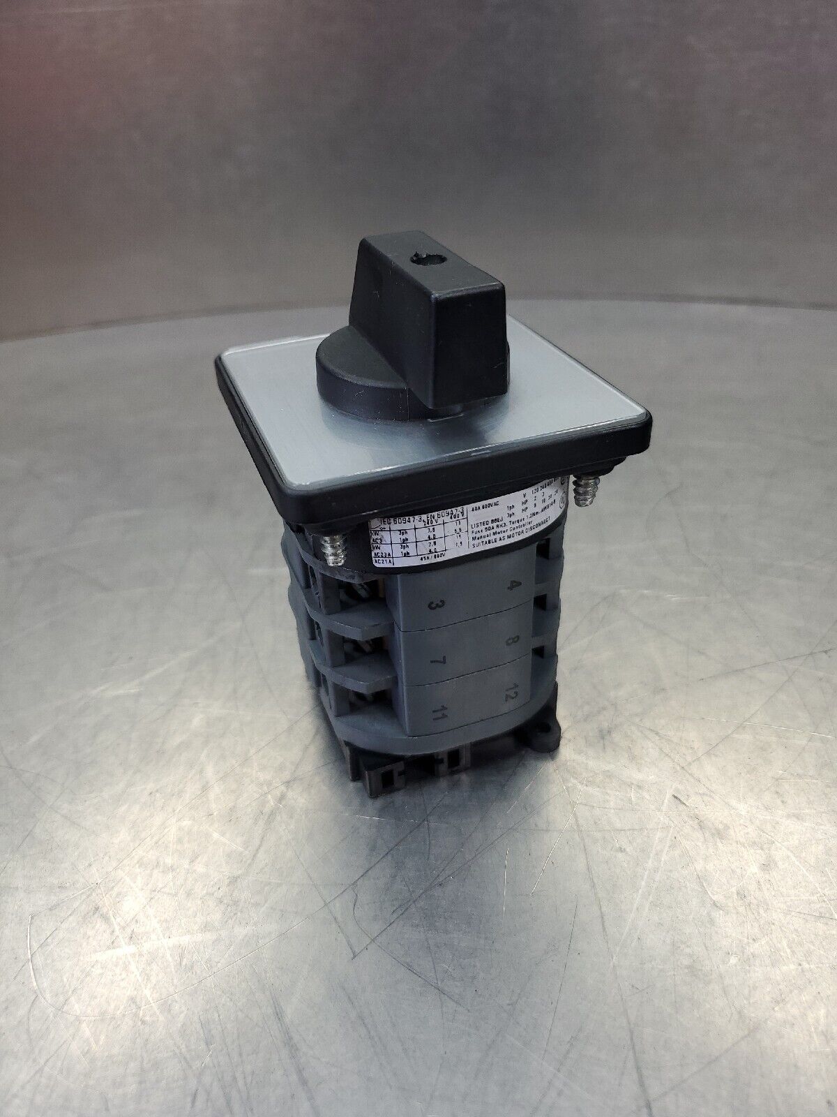 ABB OL406IDB S24589 38U Suppmy Rotary Switch.                               4A-9