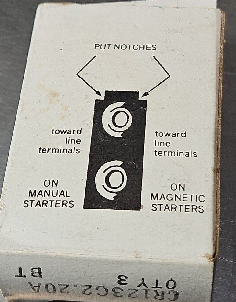 General Electric 123C2.20A Overload Relay Heater Element.       Loc4D26