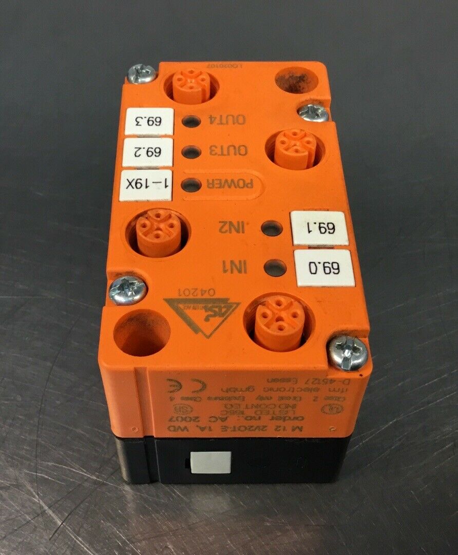IFM Electronic M12 2I/2OT-E  1A   3D-20
