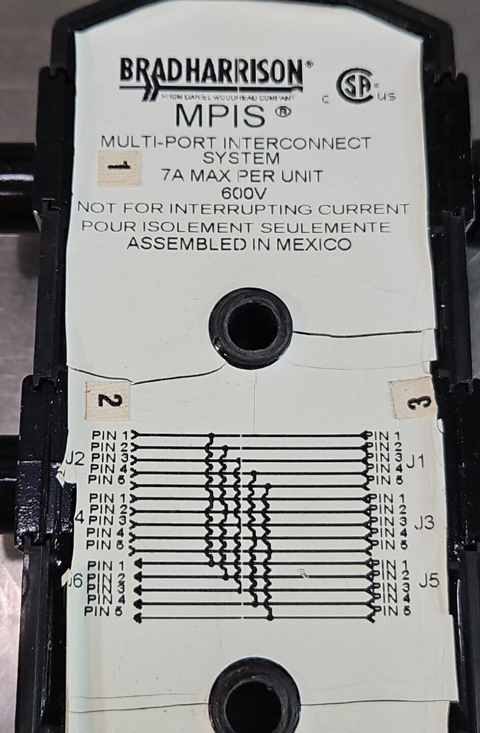 Brad Harrison DND4100 MULTI-PORT INTERCONNECT SYSTEM. 7A 600V.             4C-26