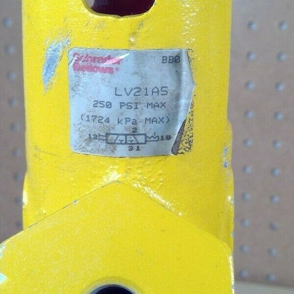 Schrader Bellows LV21AS 250 PSI Lock-Out Valve                                6D
