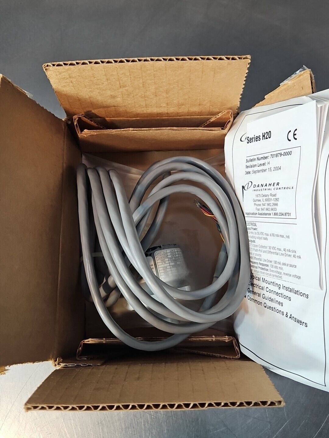 DYNAPAR H23102410032A  3/8" FLT5-26V PP 10' CBL.                         Loc6E-1
